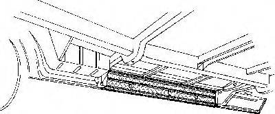 Днище кузова VAN WEZEL 3070309