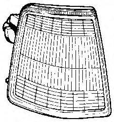 Фонарь указателя поворота VAN WEZEL 4039901