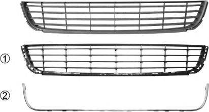 Решетка вентилятора, буфер VAN WEZEL 5863590