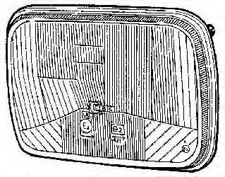 Вставка фары, основная фара VAN WEZEL 4336947V