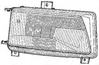 Основная фара VAN WEZEL 4912943V