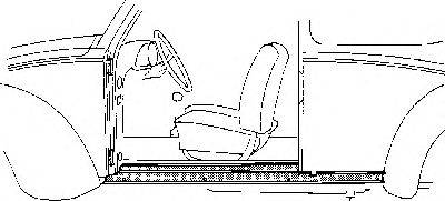 Накладка порога VAN WEZEL 5801.06