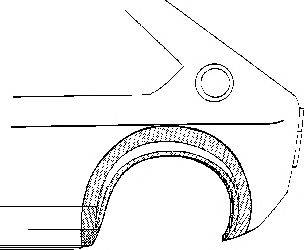 Боковина VAN WEZEL 5808145