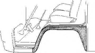 Боковина VAN WEZEL 5851.56