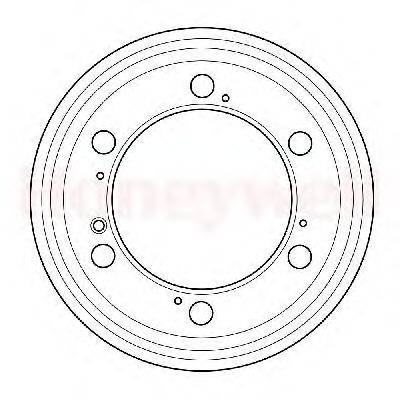 Тормозной барабан JURID 329134J