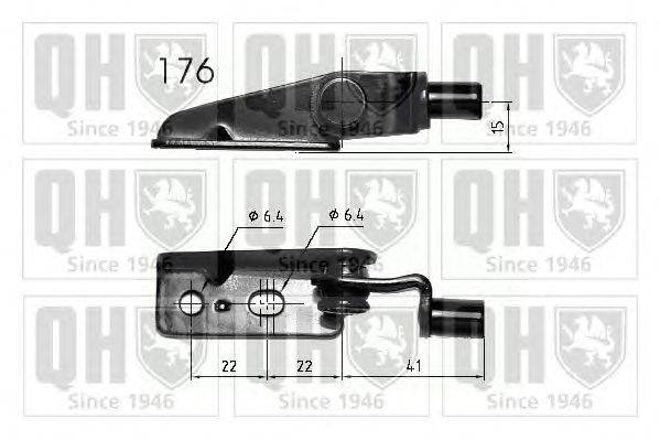 Газовая пружина, крышка багажник QUINTON HAZELL QTS840289