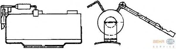 Сопротивление, вентилятор салона BEHR HELLA SERVICE 9ML 351 029-111
