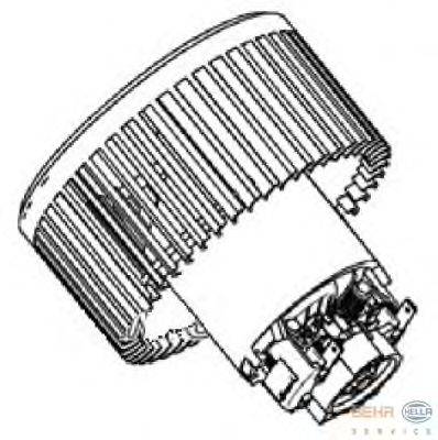 Вентилятор салона BEHR HELLA SERVICE 8EW 351 039-281