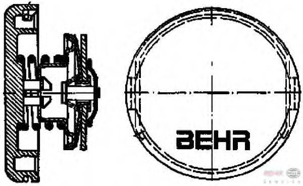 Болт, пробка радиатора BEHR HELLA SERVICE 8MY 376 742-231