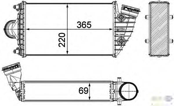 Интеркулер BEHR HELLA SERVICE 8ML 376 783-571