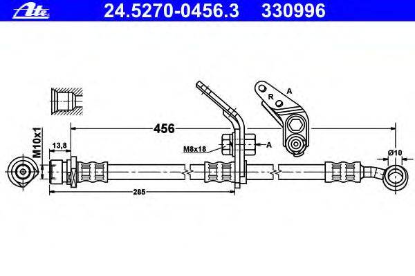 Тормозной шланг ATE 330996