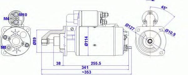 Стартер DELCO REMY 19024262