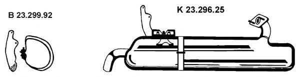 Система выпуска ОГ EBERSPÄCHER 232334