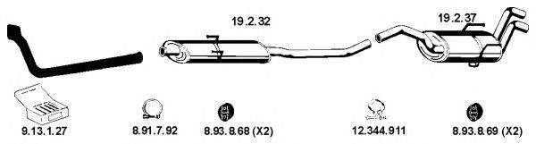 Система выпуска ОГ EBERSPÄCHER 032078