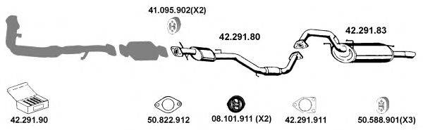 Система выпуска ОГ EBERSPÄCHER 422011