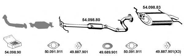 Система выпуска ОГ EBERSPÄCHER 542005