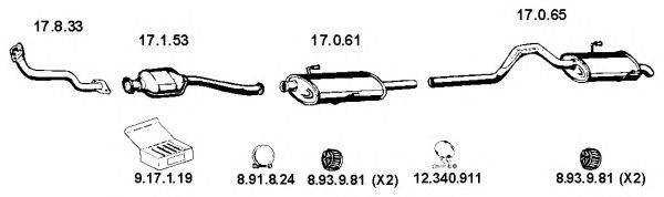Система выпуска ОГ EBERSPÄCHER 132260