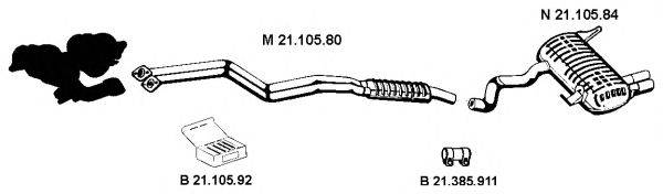 Система выпуска ОГ EBERSPÄCHER 212114