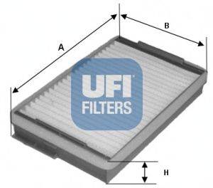 Фильтр, воздух во внутренном пространстве UFI 5313900