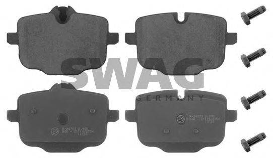 Комплект тормозных колодок, дисковый тормоз SWAG 20916812