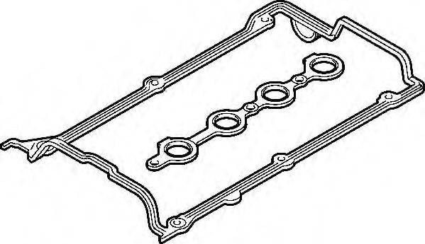 Комплект прокладок, крышка головки цилиндра ELRING 633.350