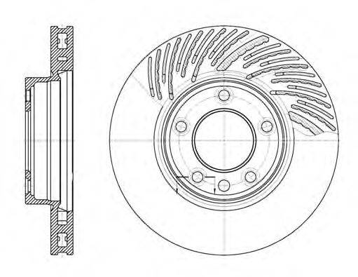 Тормозной диск A.P. 25044V