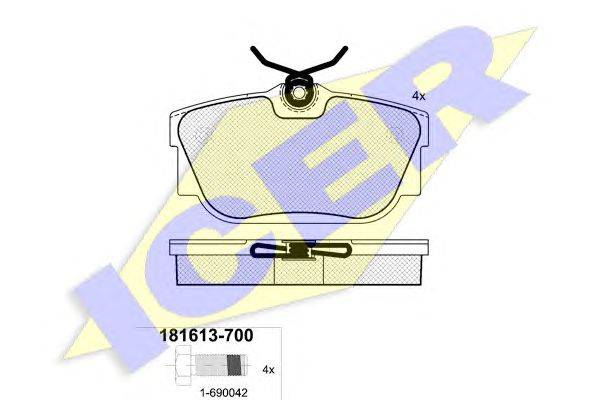 Комплект тормозных колодок, дисковый тормоз JURID 573038B