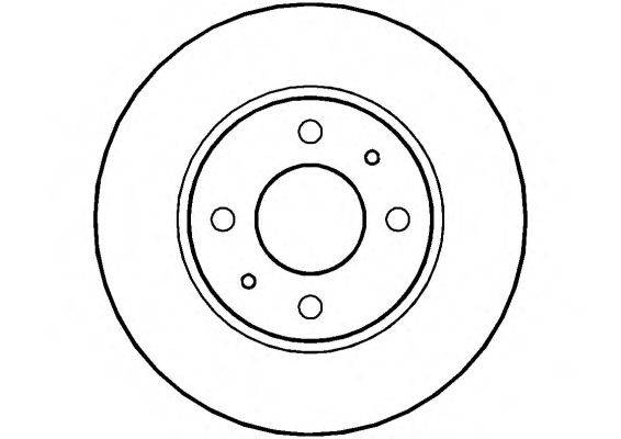 Тормозной диск NATIONAL NBD824