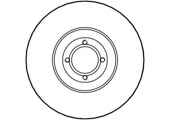Тормозной диск MOPROD MBD104