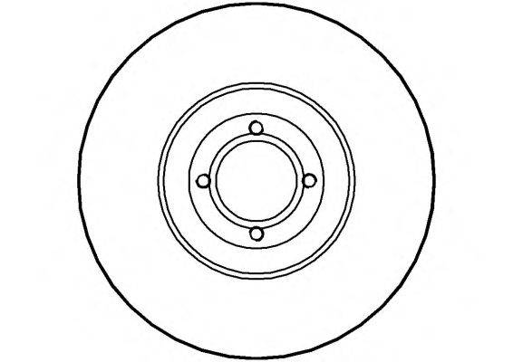 Тормозной диск NATIONAL NBD040
