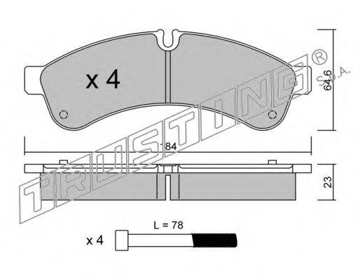 Комплект тормозных колодок, дисковый тормоз RAICAM 19440
