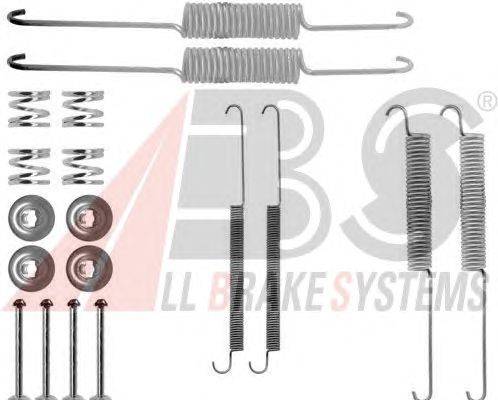 Комплектующие, тормозная колодка A.B.S. 0758Q
