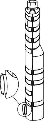 Средний глушитель выхлопных газов DINEX 80454