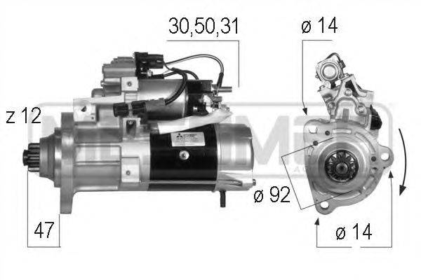 Стартер AD KÜHNER 254705