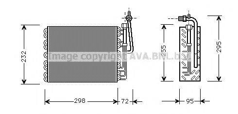 Испаритель, кондиционер AVA QUALITY COOLING ALV008