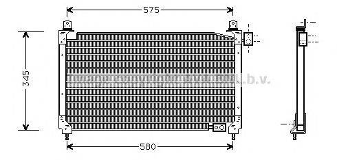 Конденсатор, кондиционер AVA QUALITY COOLING HD5096