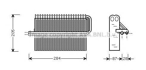 Испаритель, кондиционер AVA QUALITY COOLING OLV344