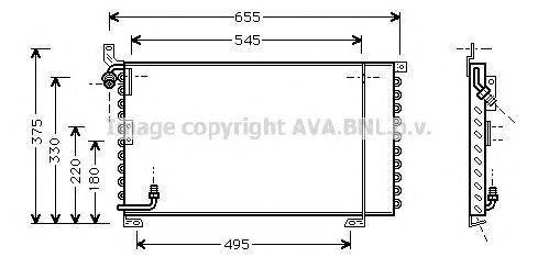 Конденсатор, кондиционер AVA QUALITY COOLING PR5025