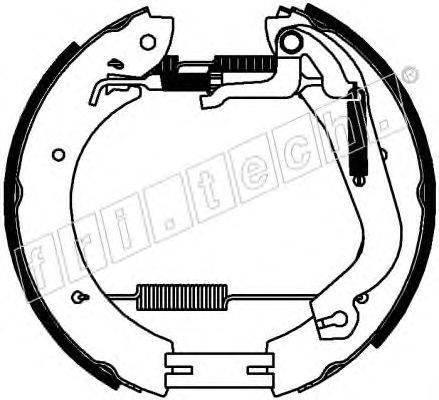 Комплект тормозных колодок fri.tech. 16453