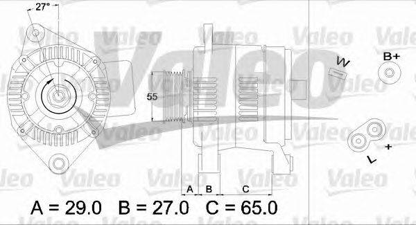 Генератор VALEO 436471