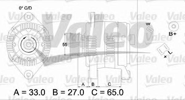 Генератор VALEO 436646