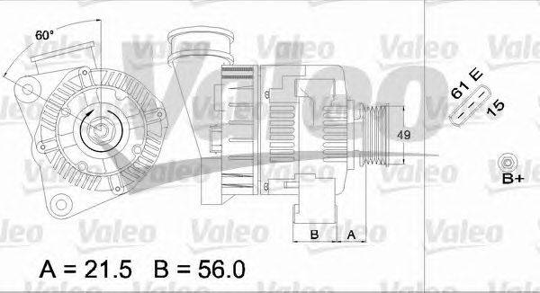 Генератор VALEO 436665