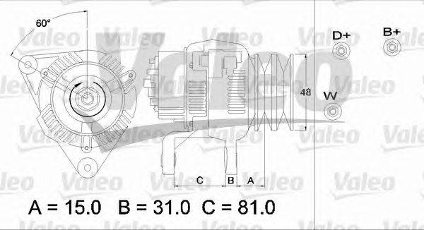 Генератор VALEO 437195