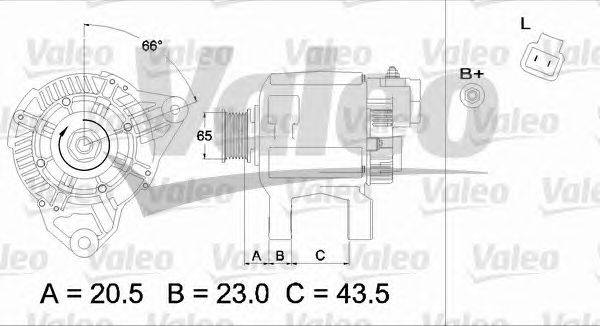 Генератор VALEO 437221