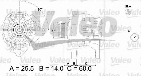 Генератор VALEO 437315