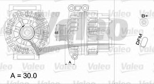 Генератор VALEO 437426