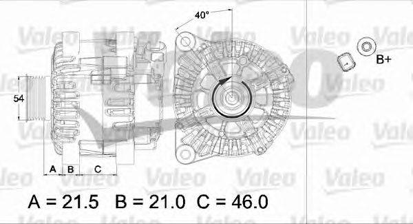 Генератор VALEO 437457