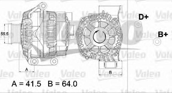 Генератор VALEO 437473