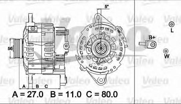 Генератор VALEO 437480