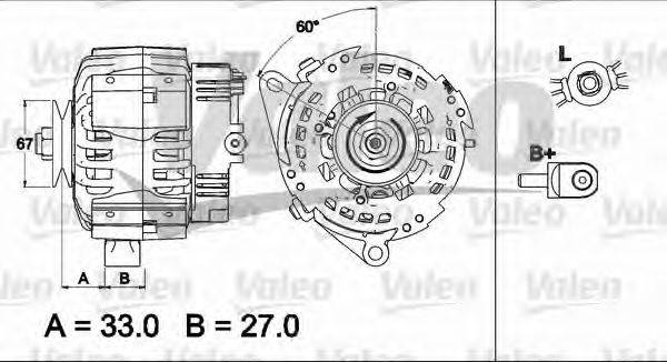 Генератор VALEO 437505